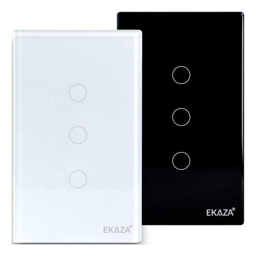 Interruptor Inteligente Wifi 3 Botões Touch Smartlife Alexa