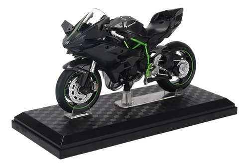 Moto Kawasaki Ninja H2r Supercharged Escala 1:12 Cca Oficial