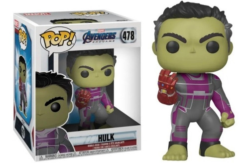 Funko Pop Hulk Guante #478 Avengers Endgame 6 Pulgadas