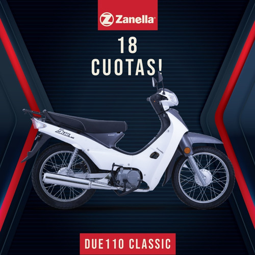 Imagen 1 de 17 de Zanella Due Classic 110 18 Cuotas - Unicomoto Canning