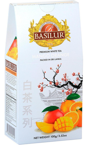 Te Blanco Con Mango Y Naranjas Hoja 100 Gr - Basilur