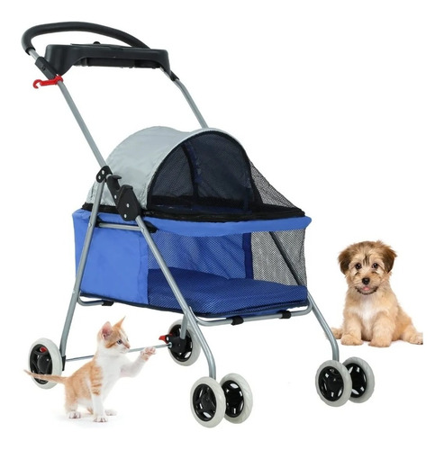 Coche Para Mascotas  Plegable Impermeable Paseador 