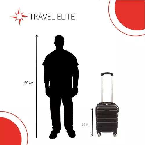 Maleta De Viaje Rigida Cabina Equipaje Mano 10 Kg Pequeña TRAVEL ELITE