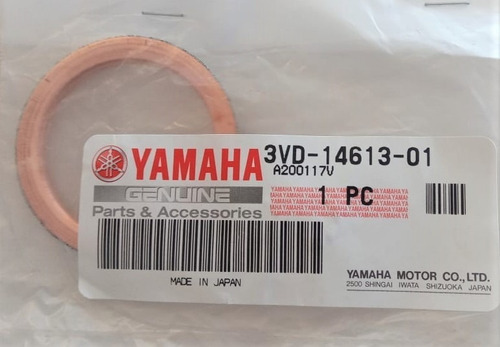 Junta De Escape Yamaha Yfz450r Cod. 3vd-14613-01