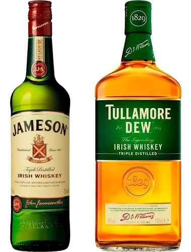 Whisky Jameson + Tullamore Dew 750ml 01almacen