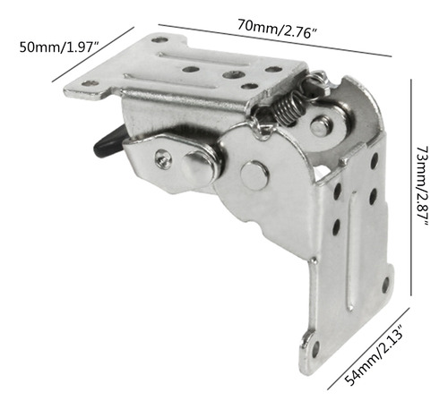 Soporte De 0-90-180 Grados, Mesa Plegable Con Bisagra, Cierr