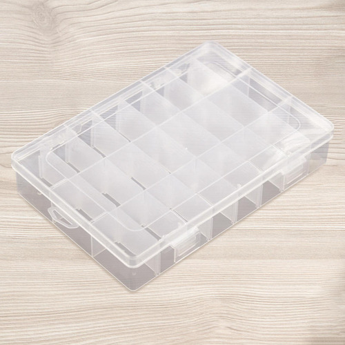 Caja De Almacenamiento De Hilo Con Compartimentos, 24