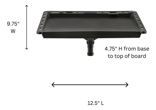 Tabla De Cebo Scotty #455, Sin Soporte, Plástico, 24 X 31 X