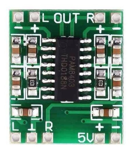 Módulo Amplificador Estéreo 2x3w Pam 8403