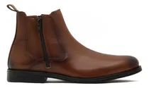 Comprar Botines Ferrato Hombre Cafe Vestir Casuales Doble Cierre