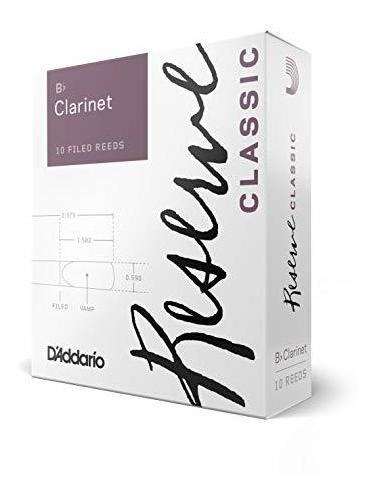 Reserve Classic Caña Para Clarinete Fuerza 3.5 10 Gruesa Gx