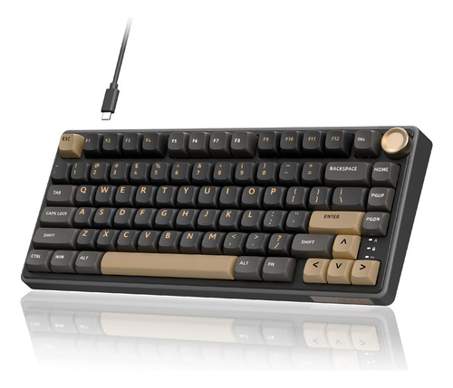 Rk R75 Pack: Teclado Mecnico Gaming 75% Con Control De Volum