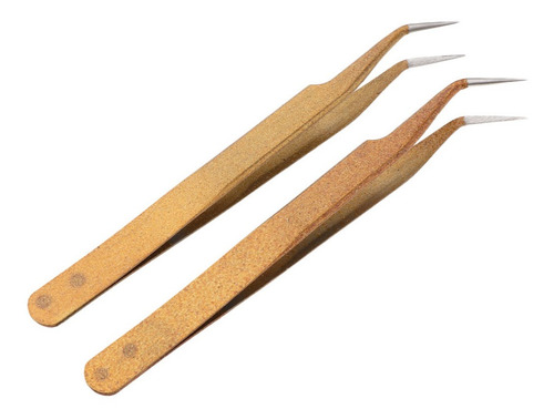 Pinça De Extensão De Cílios De Aço Inoxidável Js-15