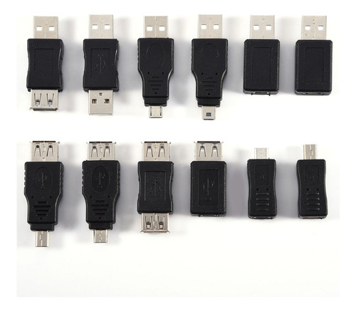 Serounder - Conectores Convertidores Macho Macho/mini Usb 2.