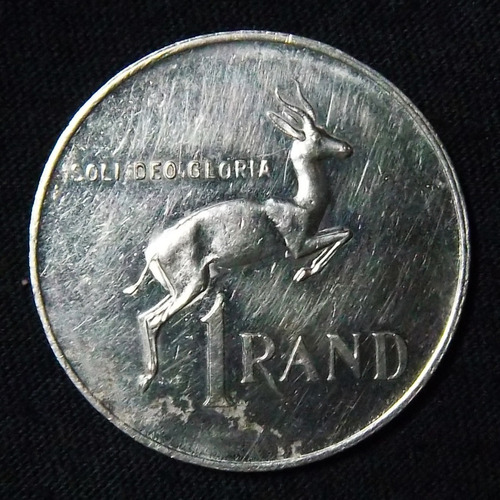 Sudáfrica 1 Rand 1978 Sc Km 88a Animal Gacela