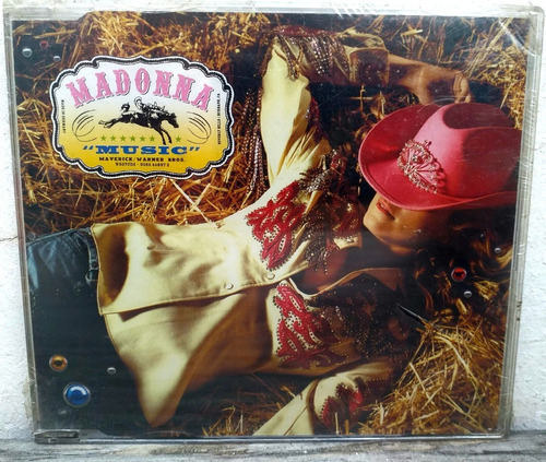 Madonna  Music Cd Single W537cd2 Aleman Año 2000 Cerrado!!