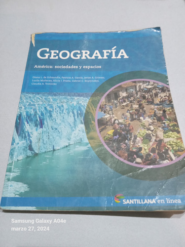 Libro Geografía  América:sociedades Y Espacios 