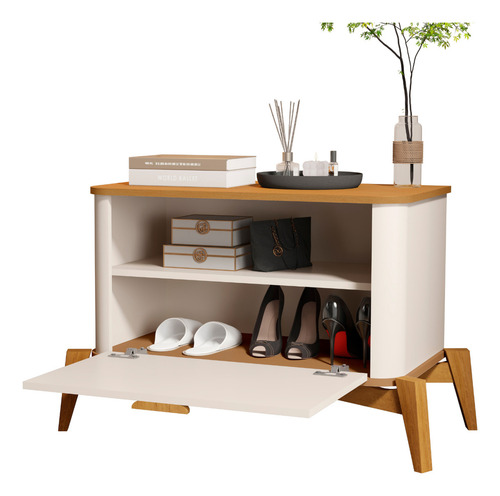 Mesa De Cabeceira Buriti Quarto Off White Nature Jb Bechara