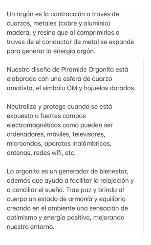 Orgonita Pirámide Con Símbolo Om Y Amatista Espíritu Dharma
