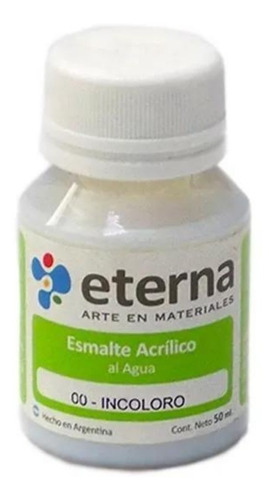 Esmalte Acrilico Al Agua Eterna Incoloro En La Plata