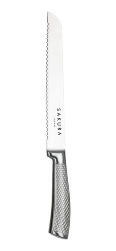 Cuchillo Sakura P/ Pan Pasteleria De Acero Inoxidable 34 Cm