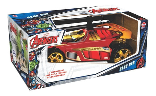 Brinquedo Veiculo Hand Car Marvel Homem De Ferro Lider 2937