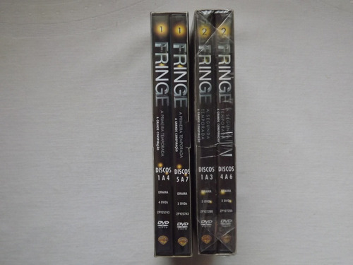 Box Dvd Fringe 1ª E 2ª Temporadas - Novos-originais-lacrados