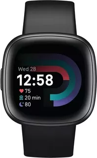 Smartwatch Fitbit Versa 4 + Carregador + Pulseira