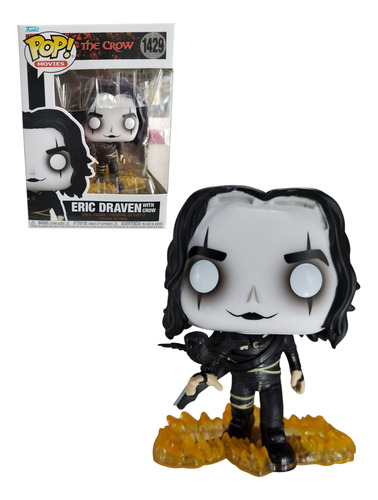 Funko Pop- Movies - Erick Draven With Crow #1429 - The Crow