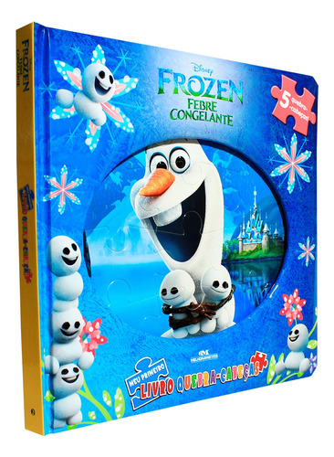 Frozen Febre Congelante: Meu Primeiro Livro Quebra-cabeças, de Disney. Série Disney Gift - Quebra-cabeças Editora Melhoramentos Ltda., capa dura em português, 2015
