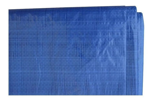 Imagem 5 de 6 de Lona Pesada 5x4 Azul Starfer Reforçado P/ Forrar Carro, Moto