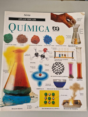 Livro, Série Atlas Visual, Química, Editora Ática