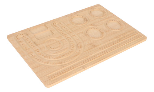 Tabla De Madera Con Diseño De Cuentas De Bambú, Cuentas Comb