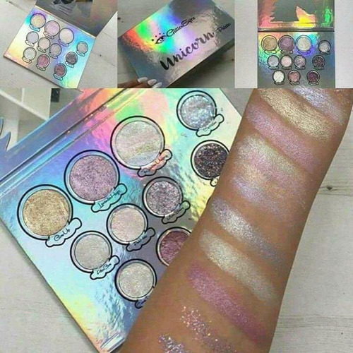 Unicorn Palette Glitter Eyes Original Sombras Unicornio