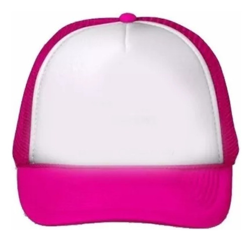 Gorras Camioneras Trucker Tracker Color Fucsia Visera Curvo