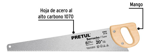 Serrucho 20 Pretul 22932