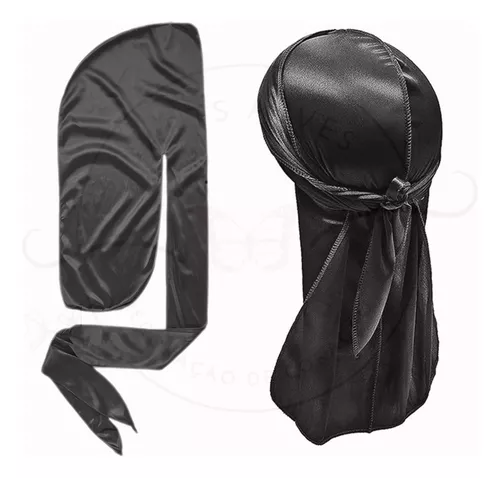 Touca masculina durag, bandana, gorro turbante, pe – Grandado