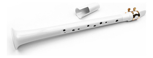 . Saxofón De Bolsillo En C Portátil Blanco
