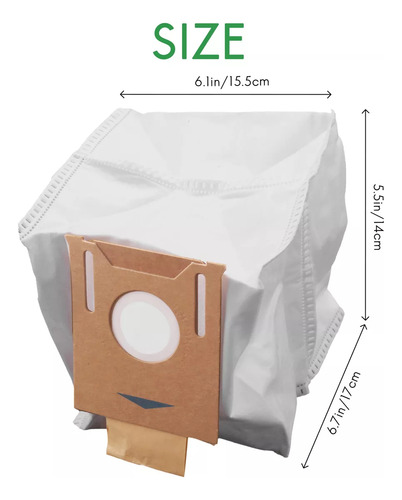 Para Paquete De 10 Bolsas Antipolvo Para Deebot Ozmo T8