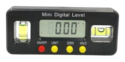 Nivel Digital Inclinómetro Protractor Con Imán Dos Burbujas