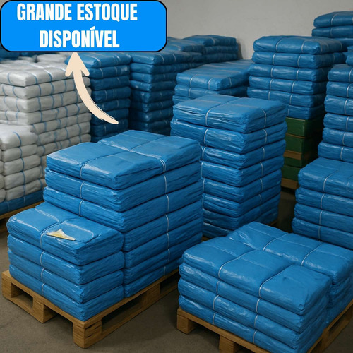 Bolsa Cv Descartaveis Saco Comercial Azul-celeste 30cm - 40cm
