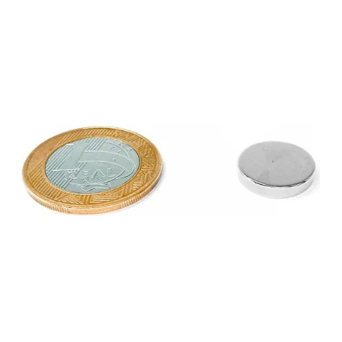 Ímã Neodímio Ø 15x3 Mm N35 500 Unidades