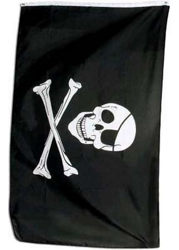 Bandera Pirata 4x6 Jolly Roger