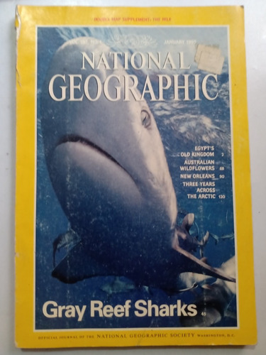 Revista National Geographic Antigua Enero 1995 Inglés