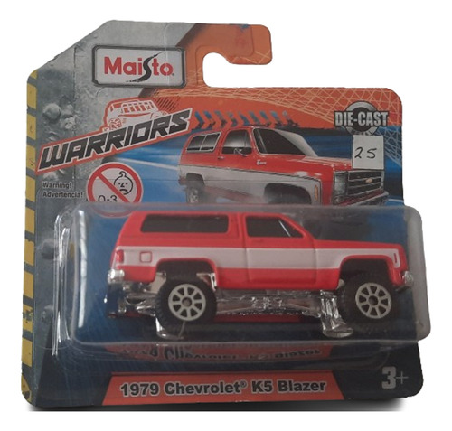 Chevrolet K5 Blazer 1979 Rojo Maisto Escala 1:64