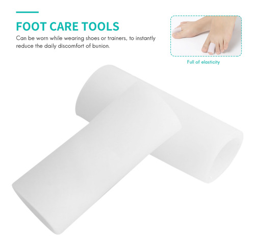 10 Fundas Protectoras De Tubo De Dedo De Gel De Silicona Par