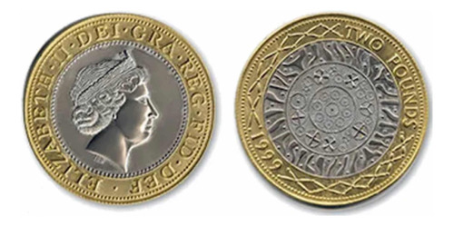 Moneda De Dos Libras Esterlinas