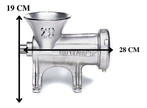 Moedor De Carne Ferro Fundido N 22 Grande Resistente Top