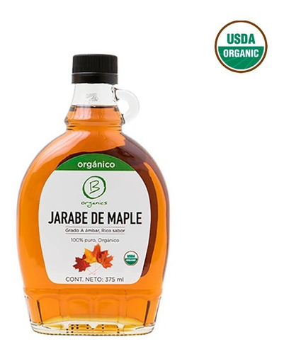 Jarabe De Maple Orgánico Raw 375 Ml. Agronewen 