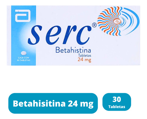 Serc Betahistina 24 Mg 30 Tabletas Abbott Laboratorios